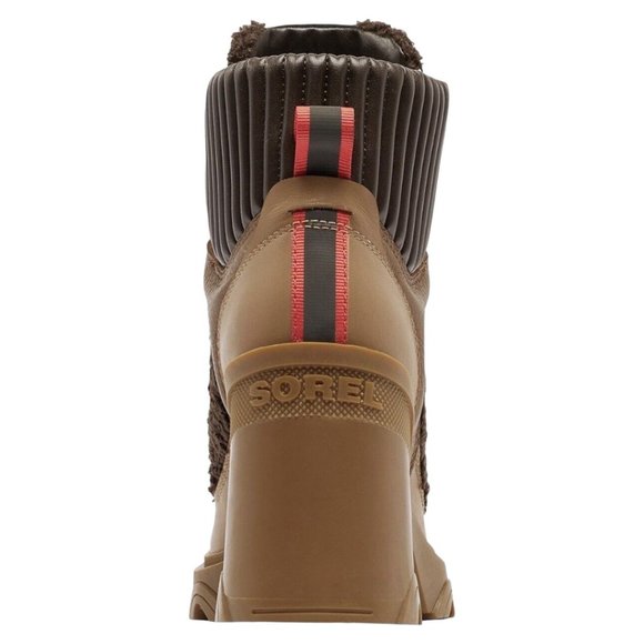 Sorel Women's Brex Heel Cozy Lace Bootie Boots IN BOX Tawny Buff Blackened Brown - Picture 10 of 10